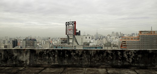 "Skyline" de São Paulo, visto do topo do Conjunto Zarvos